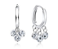 Silver Huggies Earring HO-1633